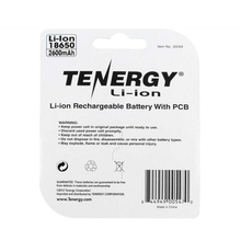 Load image into Gallery viewer, Tenergy 18650 3.7V Li-Ion Rechargeable Battery, 2600 mAh