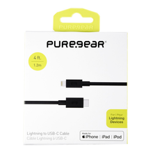 Load image into Gallery viewer, PureGear USB Type-C to Lightning Cable - Black
