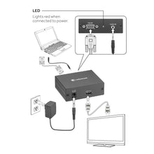 Load image into Gallery viewer, VGA to HDMI Converter Adapter

