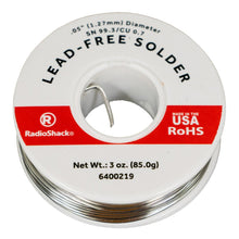 Load image into Gallery viewer, SnCu 99.3/0.7 Lead-Free Rosin-Core Solder
