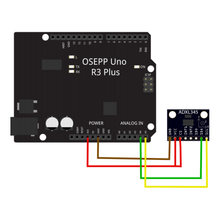 Load image into Gallery viewer, OSEPP ADXL345 Accelerometer Module for Arduino
